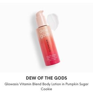 Dew of the Gods Glowasis Vitamin Blend Body Lotion in Pumpkin Sugar Cookie NIB